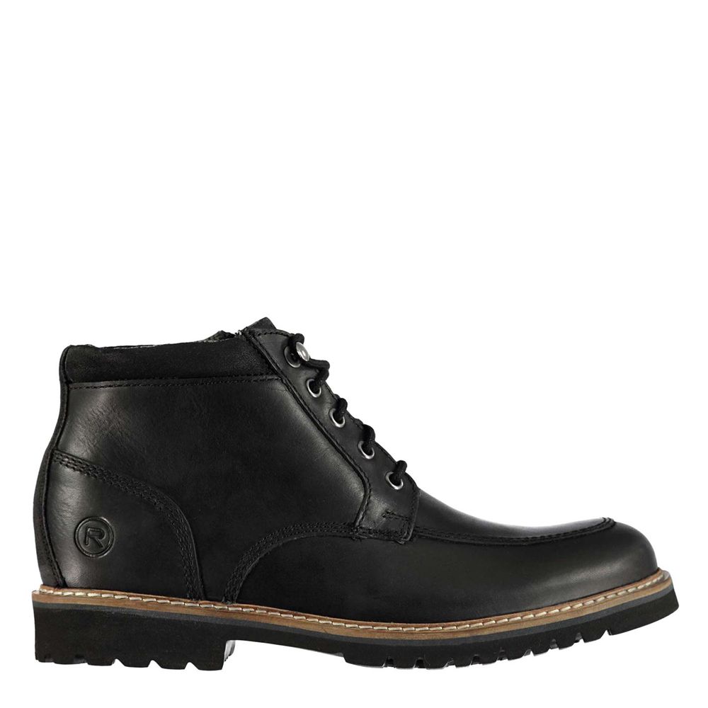 Chukka Boots Homem Rockport Marsh Moc Toe Pretas,Portugal VUHLB-6049